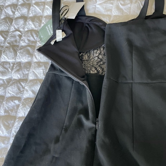 H&M Black lace knit Slip Dress - Picture 5 of 8